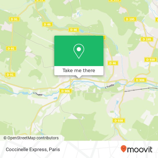 Coccinelle Express map