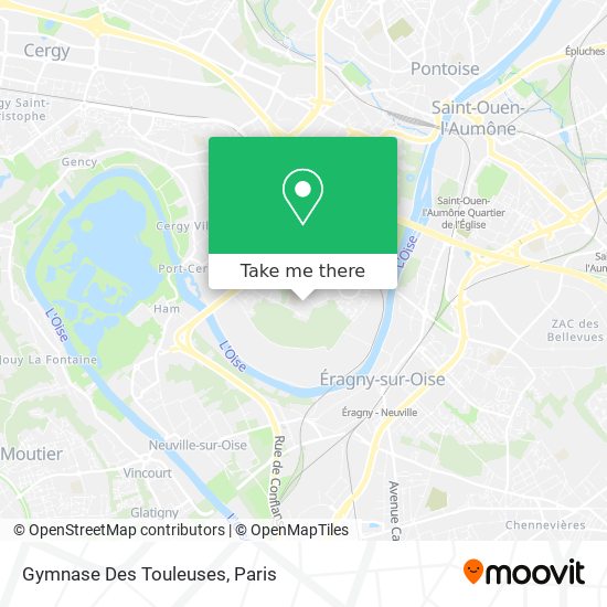 Gymnase Des Touleuses map