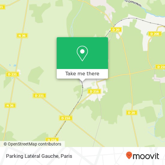 Parking Latéral Gauche map