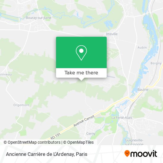 Ancienne Carrière de L'Ardenay map