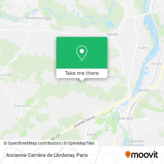 Ancienne Carrière de L'Ardenay map