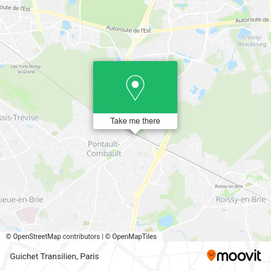 Mapa Guichet Transilien