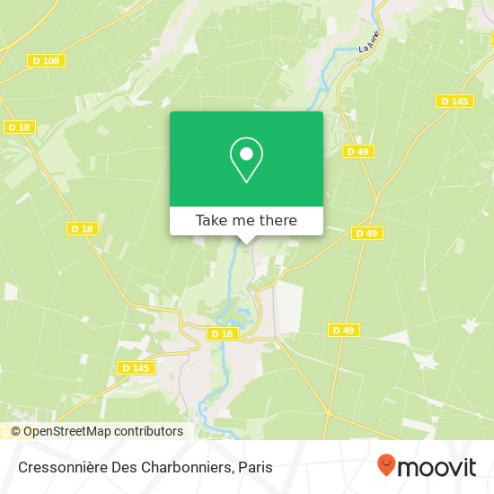 Cressonnière Des Charbonniers map