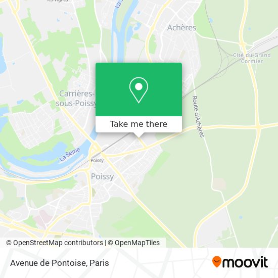 Avenue de Pontoise map