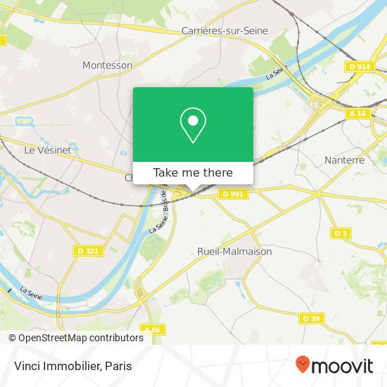 Mapa Vinci Immobilier