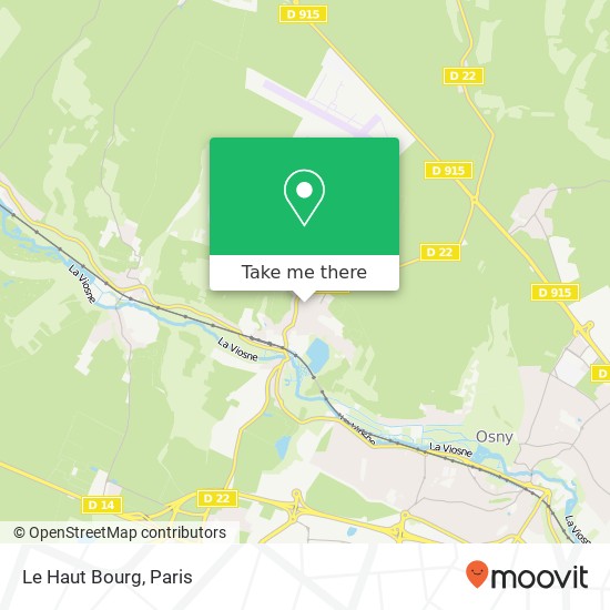 Mapa Le Haut Bourg