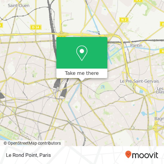 Le Rond Point map