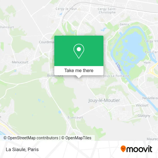 La Siaule map