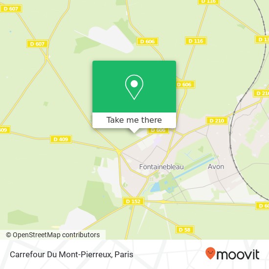 Mapa Carrefour Du Mont-Pierreux