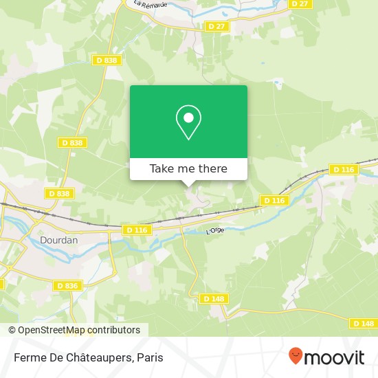 Ferme De Châteaupers map