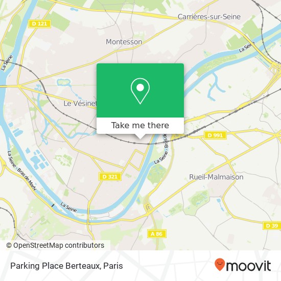 Mapa Parking Place Berteaux