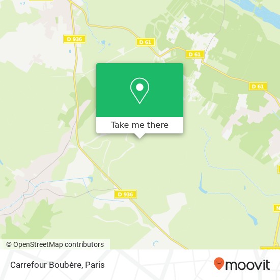 Mapa Carrefour Boubère