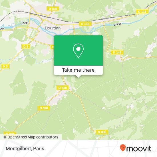 Montgilbert map