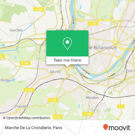 Marché De La Cristallerie map