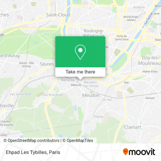 Ehpad Les Tybilles map