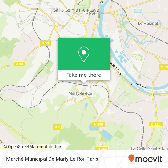 Marché Municipal De Marly-Le-Roi map