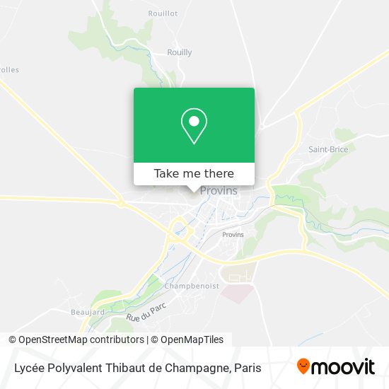 Mapa Lycée Polyvalent Thibaut de Champagne