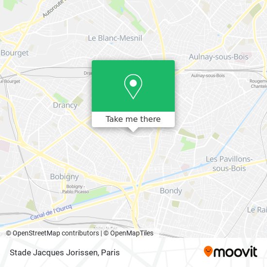 Stade Jacques Jorissen map