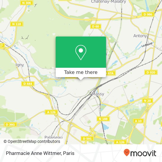 Mapa Pharmacie Anne Wittmer