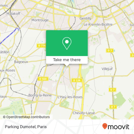 Mapa Parking Dumotel