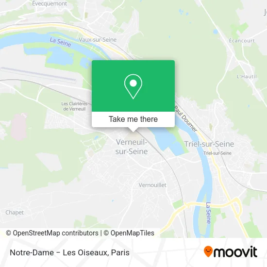 Notre-Dame − Les Oiseaux map
