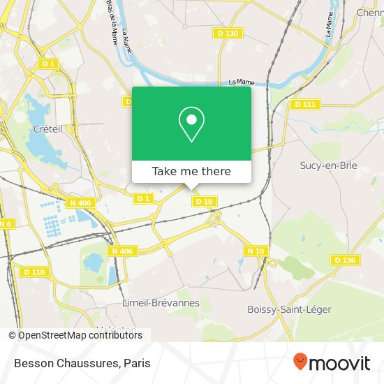 Besson Chaussures map