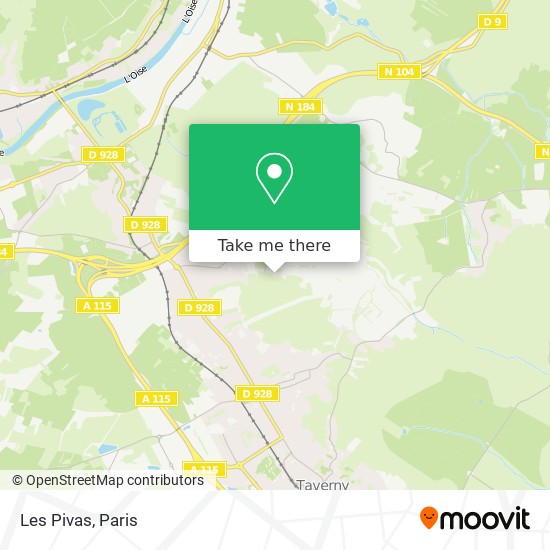 Les Pivas map
