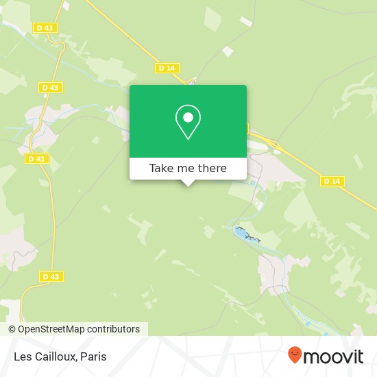 Les Cailloux map