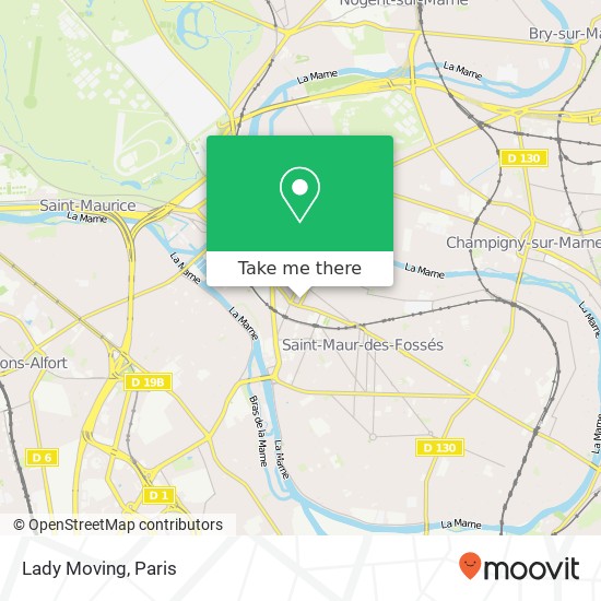Lady Moving map