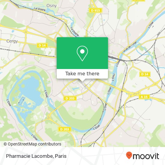 Pharmacie Lacombe map