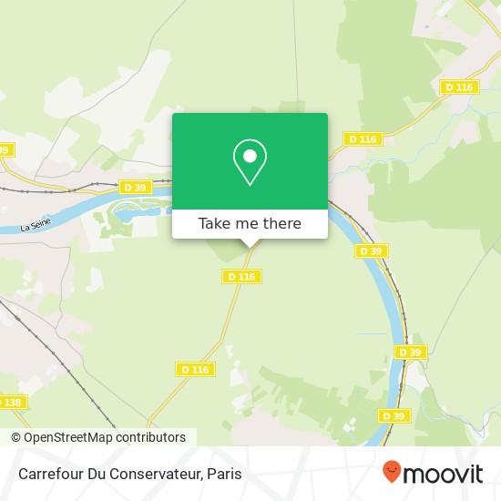 Carrefour Du Conservateur map