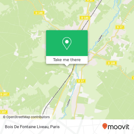 Mapa Bois De Fontaine Liveau