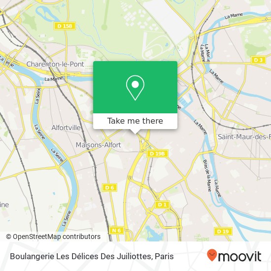 Mapa Boulangerie Les Délices Des Juiliottes