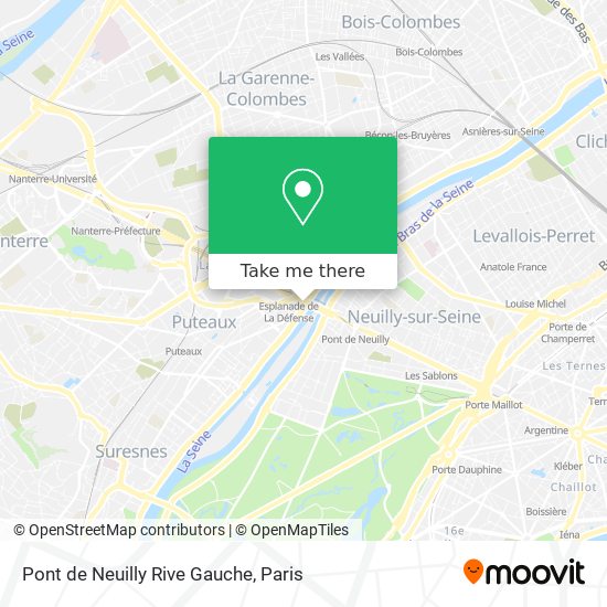 Pont de Neuilly Rive Gauche map