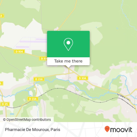 Pharmacie De Mouroux map