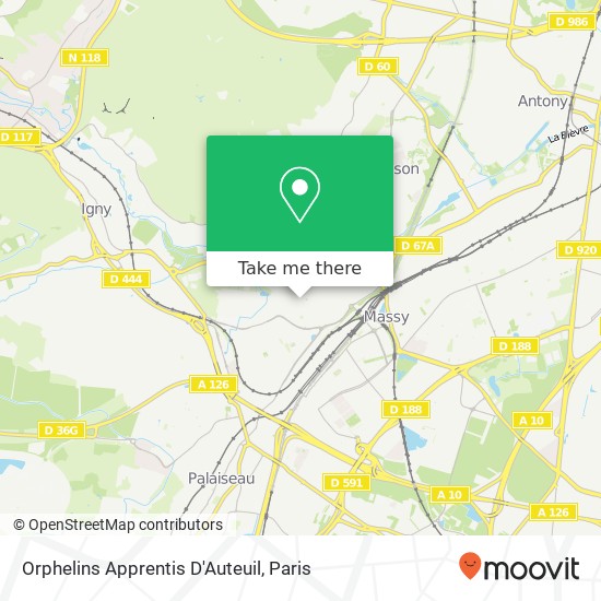 Orphelins Apprentis D'Auteuil map