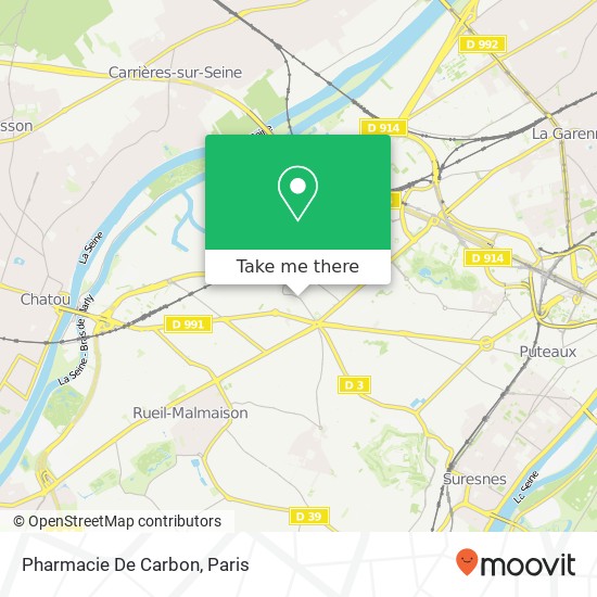 Pharmacie De Carbon map