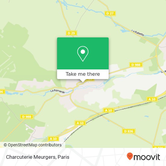 Charcuterie Meurgers map