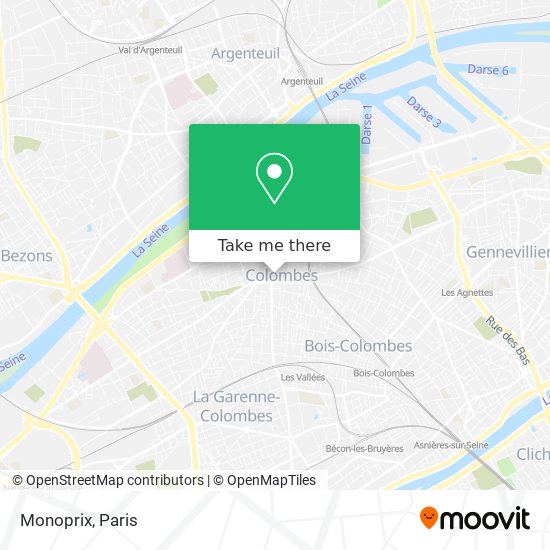 Monoprix map