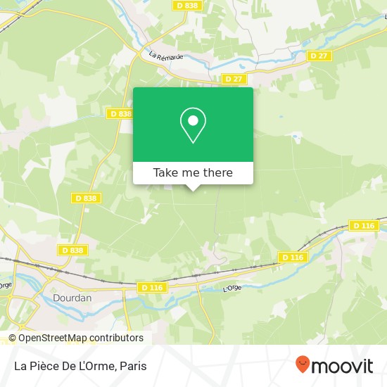 La Pièce De L'Orme map