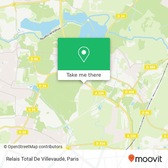 Mapa Relais Total De Villevaudé