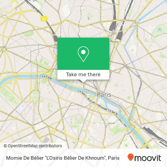 Mapa Momie De Bélier "L'Osiris Bélier De Khnoum"