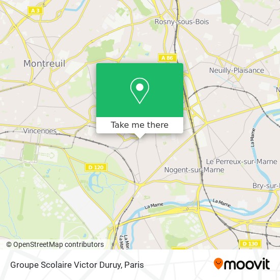 Groupe Scolaire Victor Duruy map