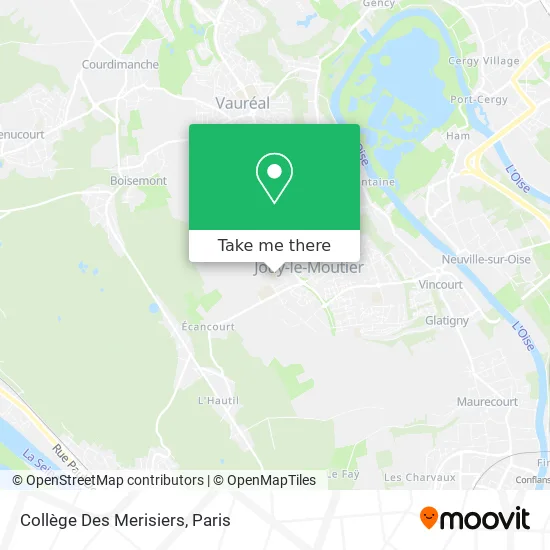 Collège Des Merisiers map