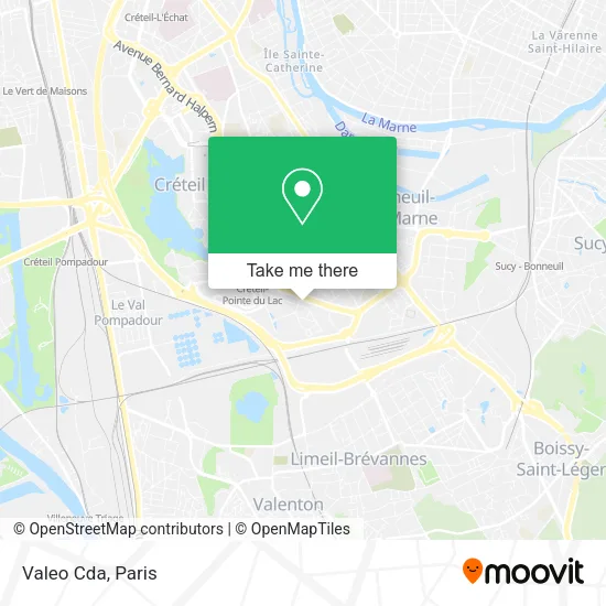 Valeo Cda map