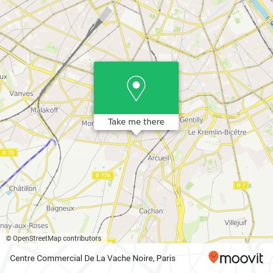 Centre Commercial De La Vache Noire map