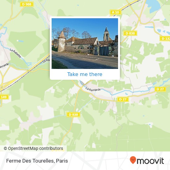 Ferme Des Tourelles map