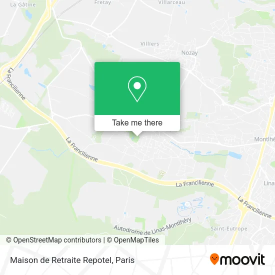 Maison de Retraite Repotel map