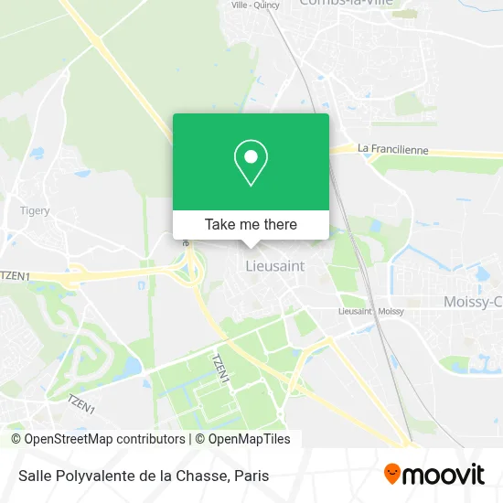 Salle Polyvalente de la Chasse map