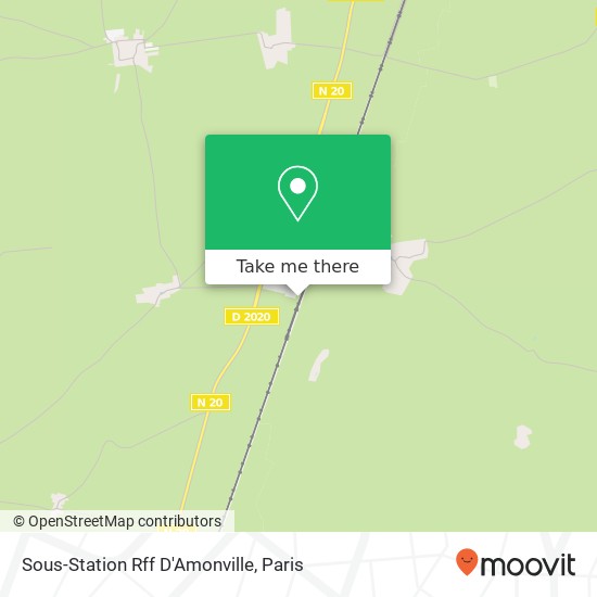 Sous-Station Rff D'Amonville map